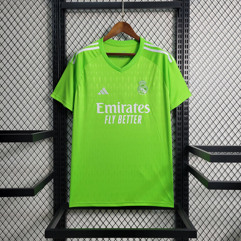 CAMISA DO REAL MADRID 23/24 VERDE GOLEIRO