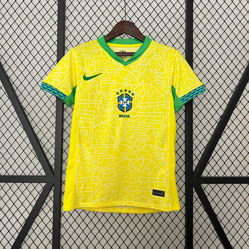 CAMISA FEMININA DO BRASIL 24/25 AMARELO