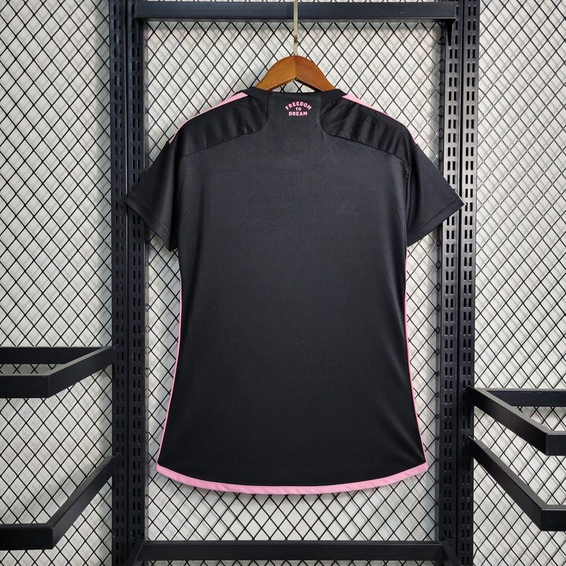 CAMISA FEMININA DO INTER DE MIAMI 23/24 PRETO