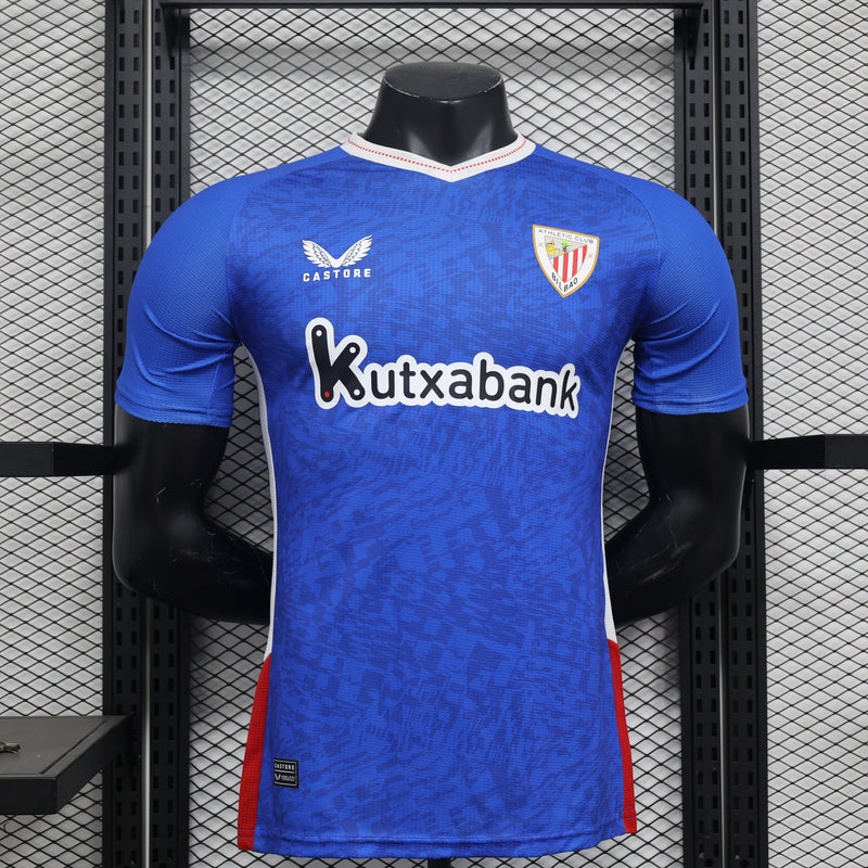 CAMISA VERSÃO PLAYER DO ATHLETIC BILBAO 24/25 AZUL