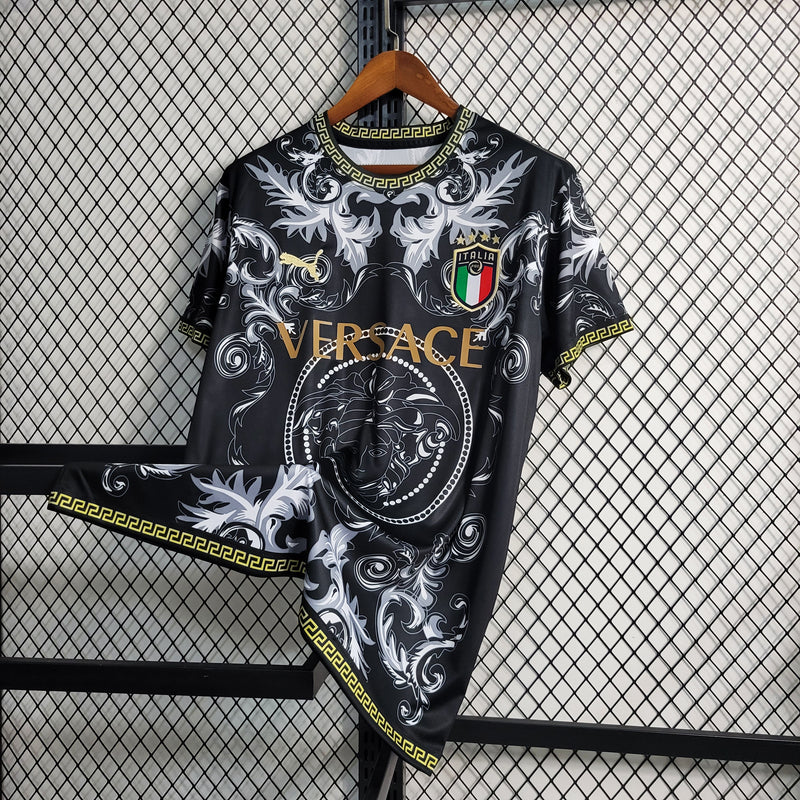 CAMISA DA SELEÇÃO DA ITALIA 23/24 PRETO EDIÇÃO ESPECIAL