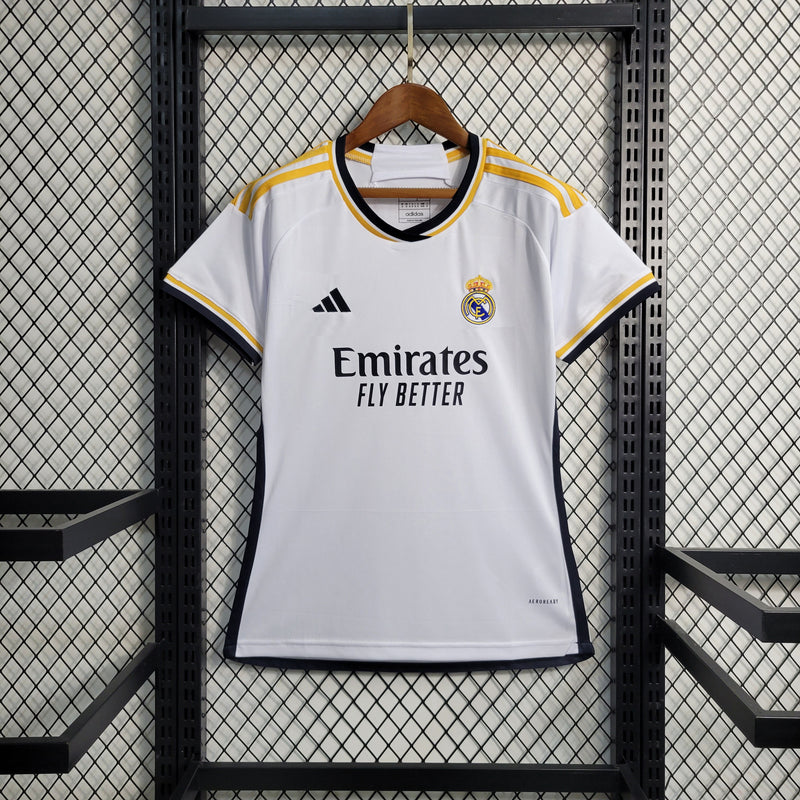 CAMISA FEMININA DO REAL MADRID 23/24 BRANCO