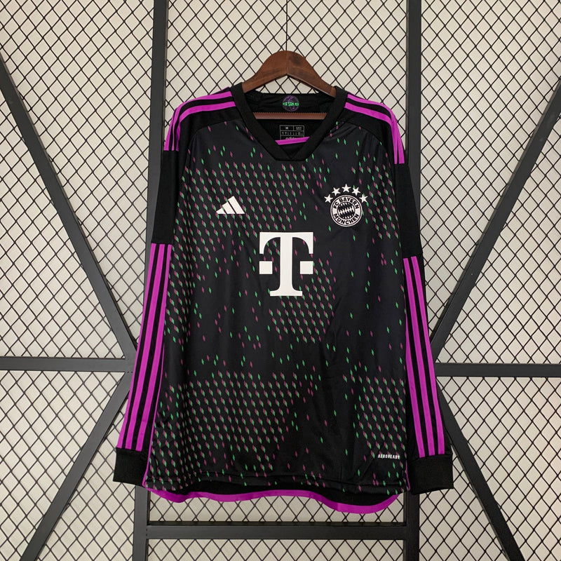 CAMISA MANGA LONGA DO BAYERN MUNCHEN 24/25 PRETO