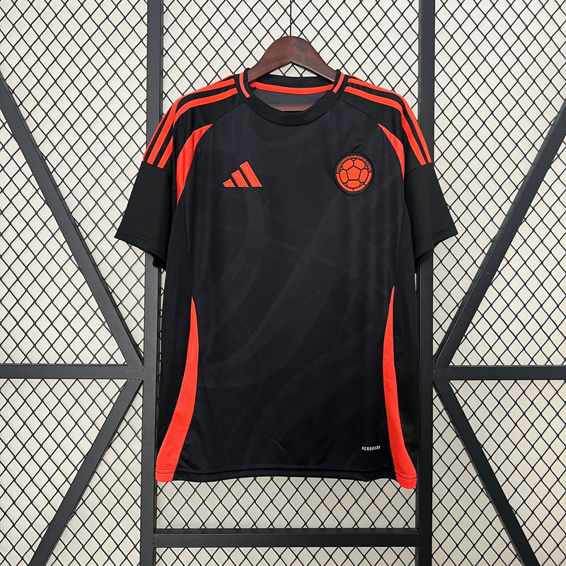 CAMISA DA SELEÇÃO DA COLOMBIA 24/25 PRETO