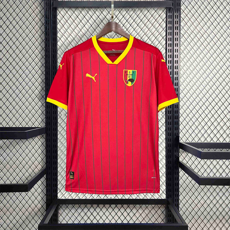 CAMISA DA SELEÇÃO DA GUINÉ 24/25 VERMELHO