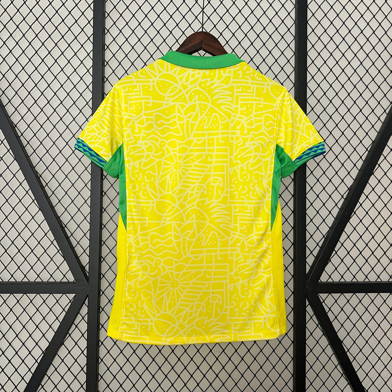 CAMISA FEMININA DO BRASIL 24/25 AMARELO