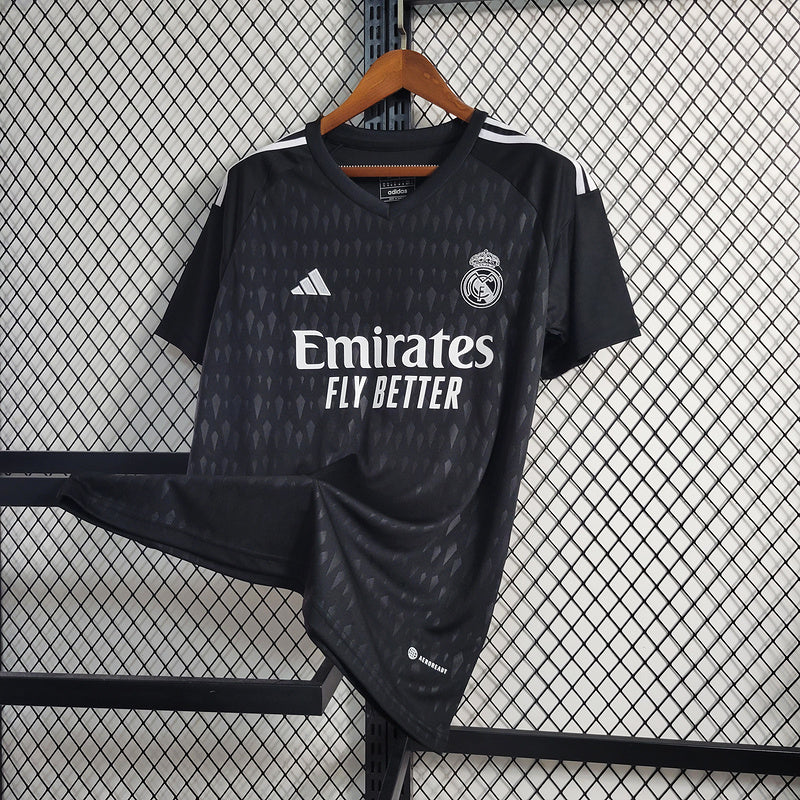 CAMISA DO REAL MADRID 23/24 PRETO GOLEIRO