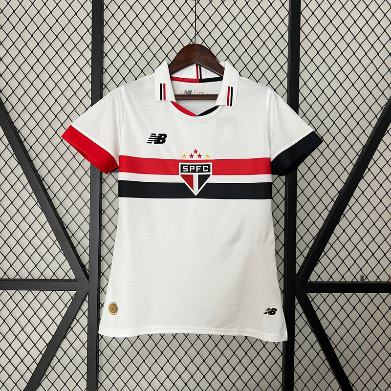 CAMISA FEMININA DO SÃO PAULO 24/25 BRANCO