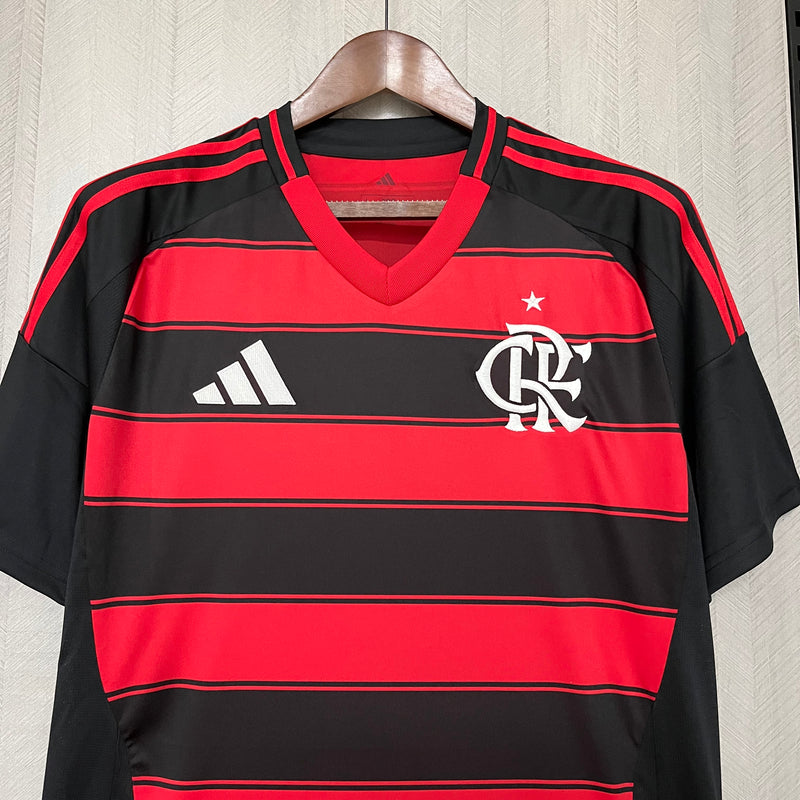 CAMISA DO FLAMENGO 25/26 VERMELHO E PRETO