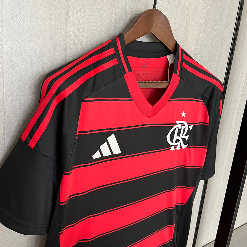 CAMISA DO FLAMENGO 25/26 VERMELHO E PRETO