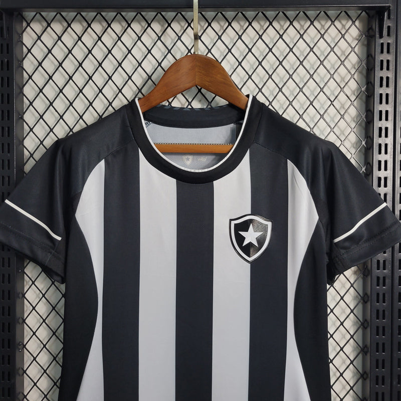 CAMISA FEMININA DO BOTAFOGO 23/24 PRETO E BRANCO