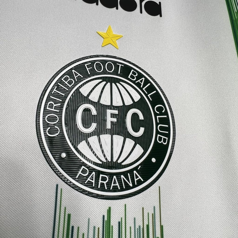 CAMISA DO CORITIBA 24/25 BRANCO E VERDE