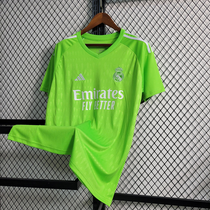 CAMISA DO REAL MADRID 23/24 VERDE GOLEIRO