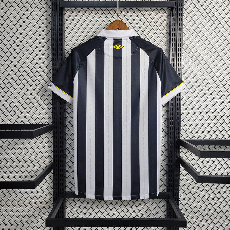 CAMISA DO SANTOS 23/24 BRANCO E PRETO