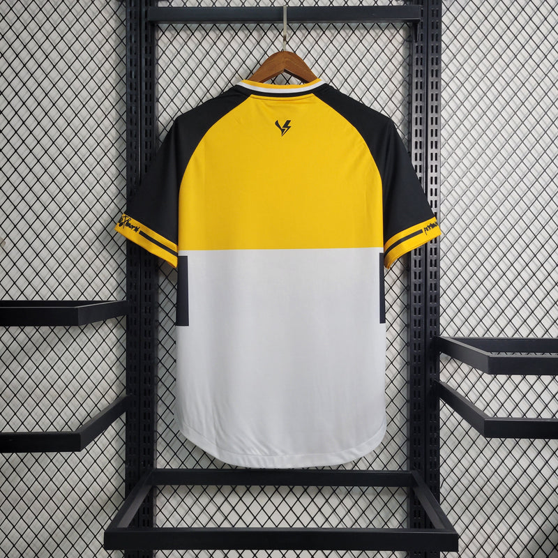 CAMISA DO CRICIÚMA 24/25 BRANCO, AMARELO E PRETO