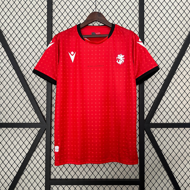 CAMISA DA SELEÇÃO DA GEORGIA 24/25 VERMELHO