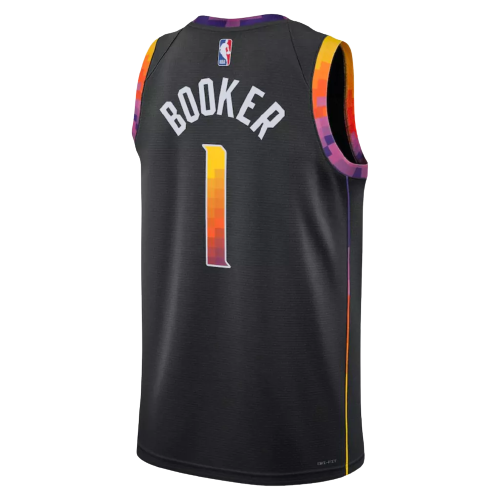 Regata Phoenix Suns- Devin Booker - 2022/23 City Edition - Preta