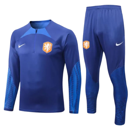 Conjunto de Treino Seleção Holanda - Masculino - Azul