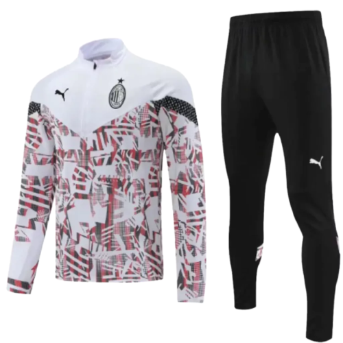 Agasalho de Viagem Milan - Masculino - Vermelho e Branco